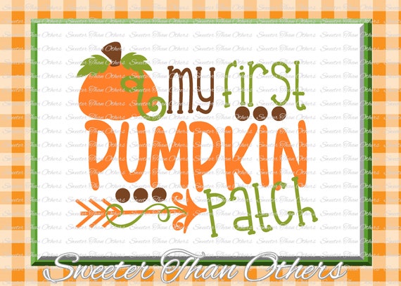 Pumpkin Patch Svg Pumpkins Svg My First Svg My First Etsy
