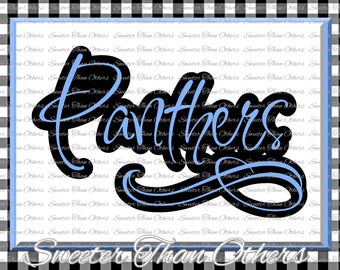 Panthers Svg, Football Panther, Baseball Panther, Basketball Panther, Vinyl Design SVG DXF Silhouette clipart, cut Instant Download