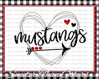Mustangs Svg, Football Mustang, Baseball Mustang, Basketball Mustang, Pride, Vinyl Design SVG DXF Silhouette clipart, cut Instant Download