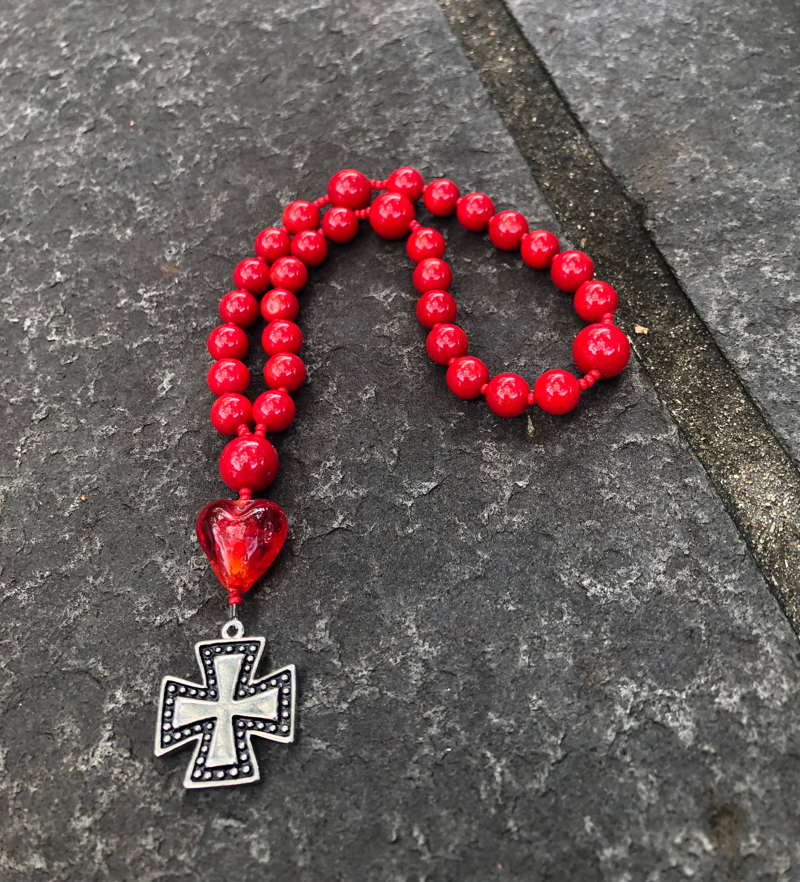 Coral Rosary 2024 favors
