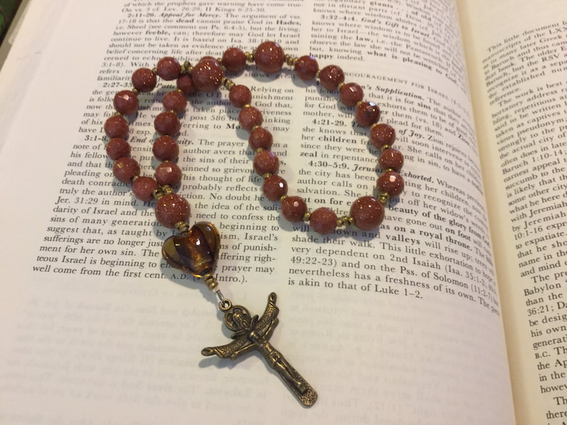 Anglican Rosary Protestant Prayer Beads Episcopal Rosary Etsy