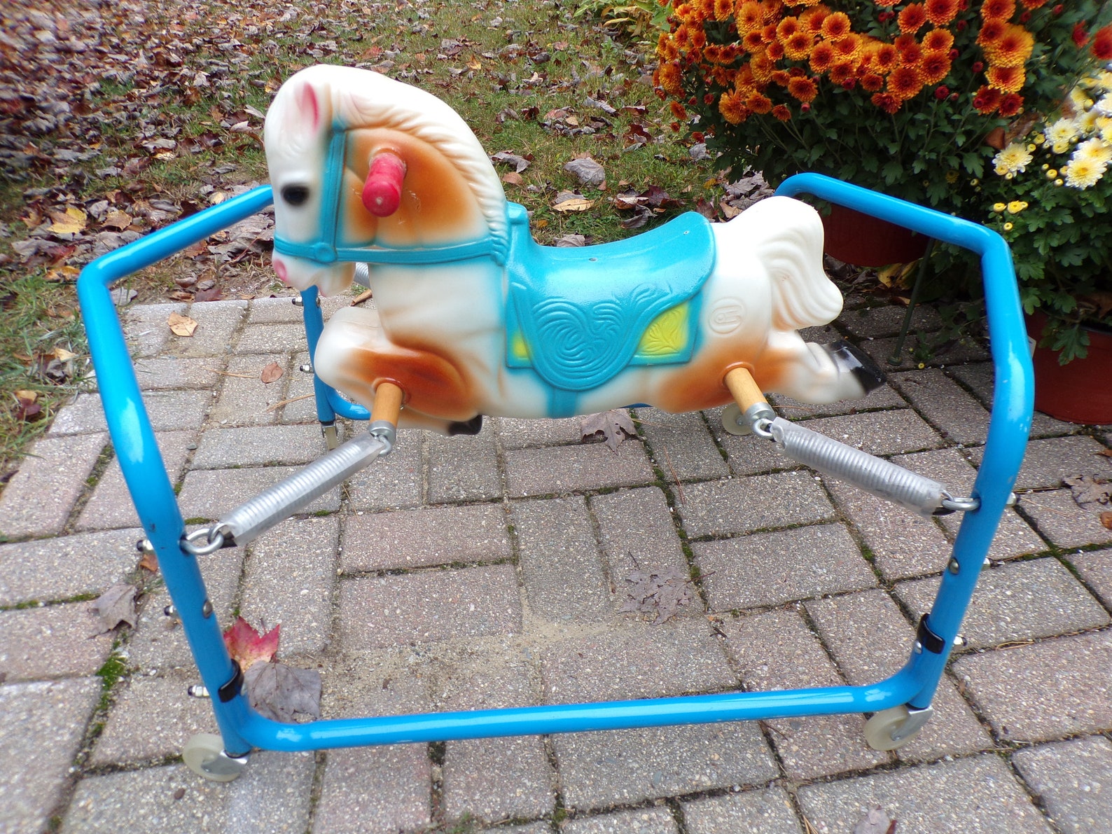 Vintage Rocking Horse Bouncy Horse Childs Ride on Toy Etsy