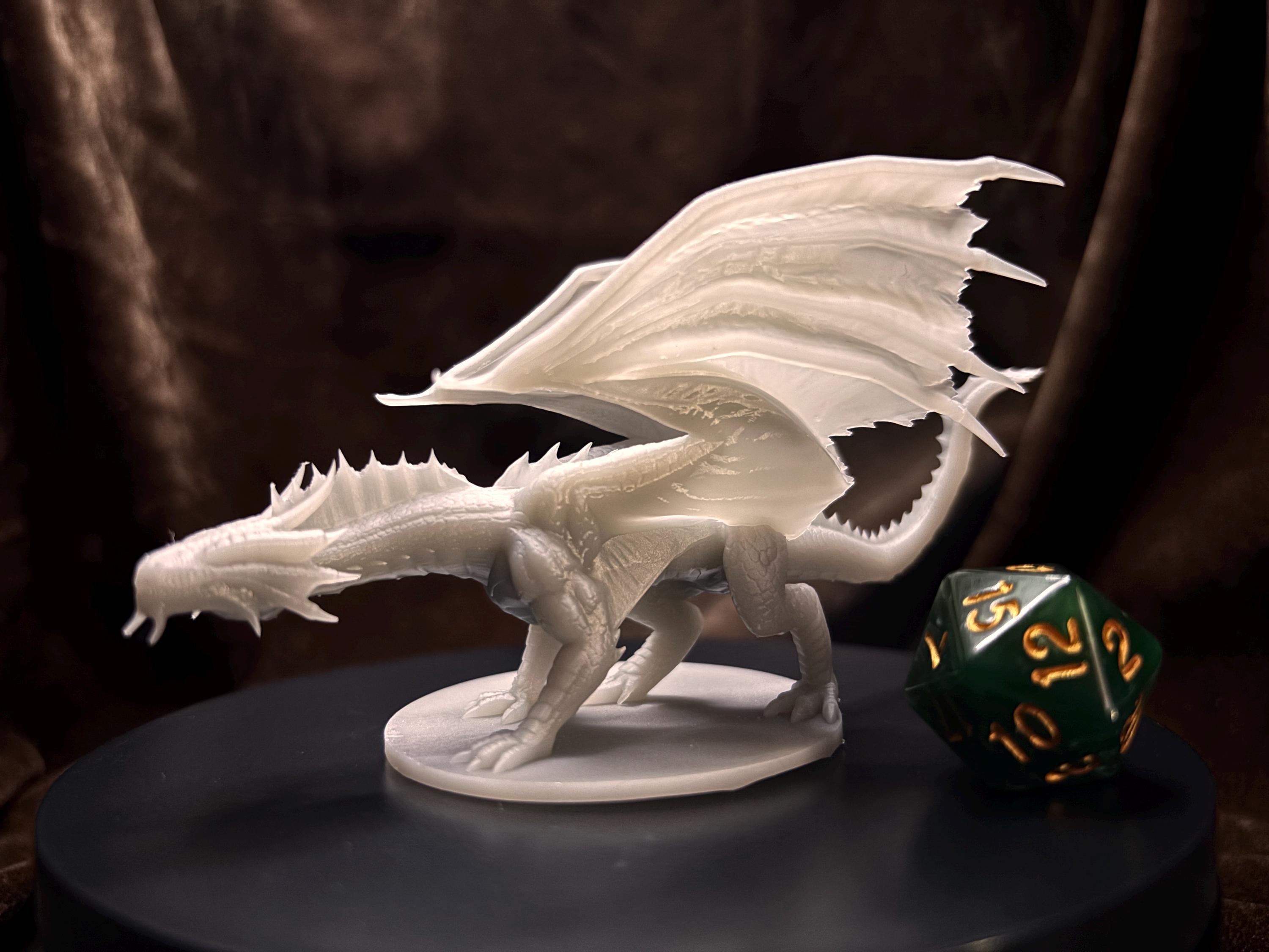 Green Dragon Young D&amp;D 5e Miniatures 3D Printed Minis Dungeons and ...