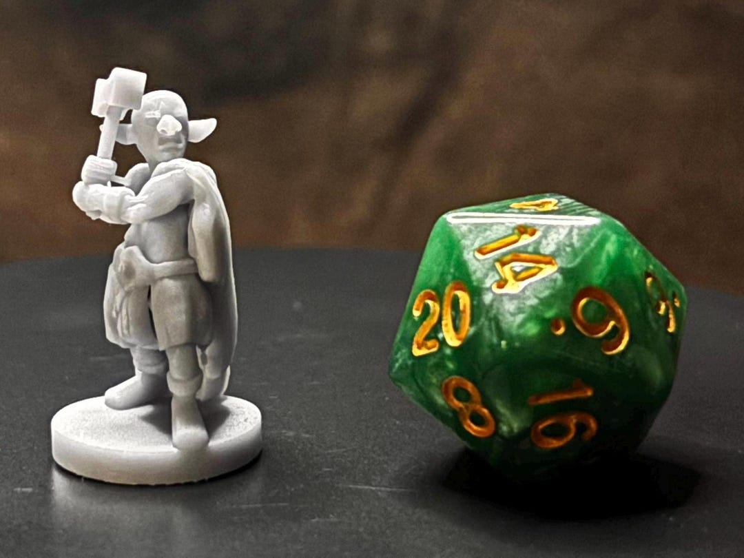 Goblin With Hammer D&amp;D 5e Miniatures 3D Printed Minis Dungeons and ...