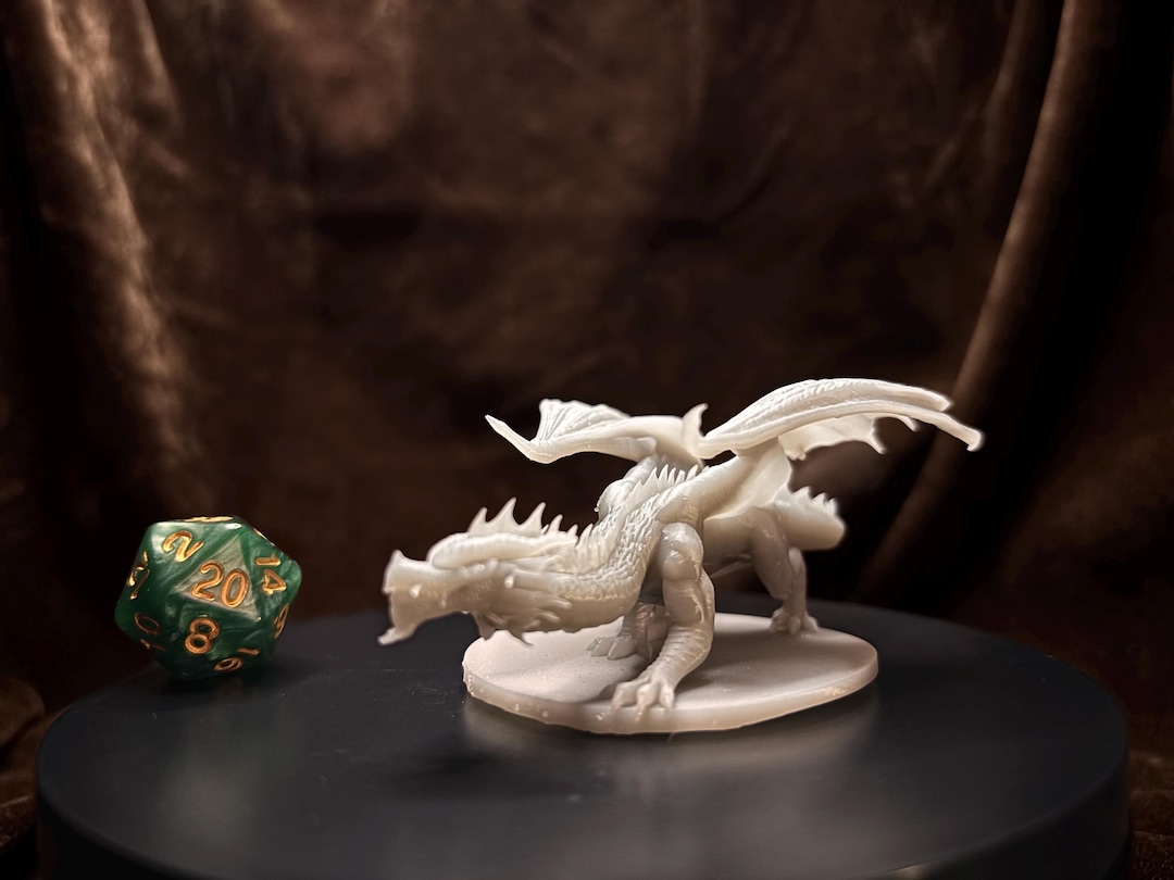 Red Dragon Young D&amp;D 5e Miniatures 3D Printed Minis Dungeons and ...