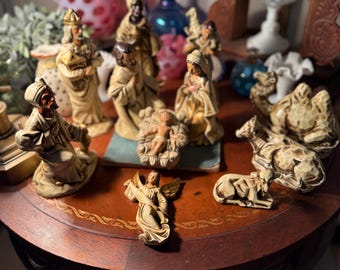 Vintage Gotek Pottery Nativity Set, Colonia Tovar Venezuela - Etsy