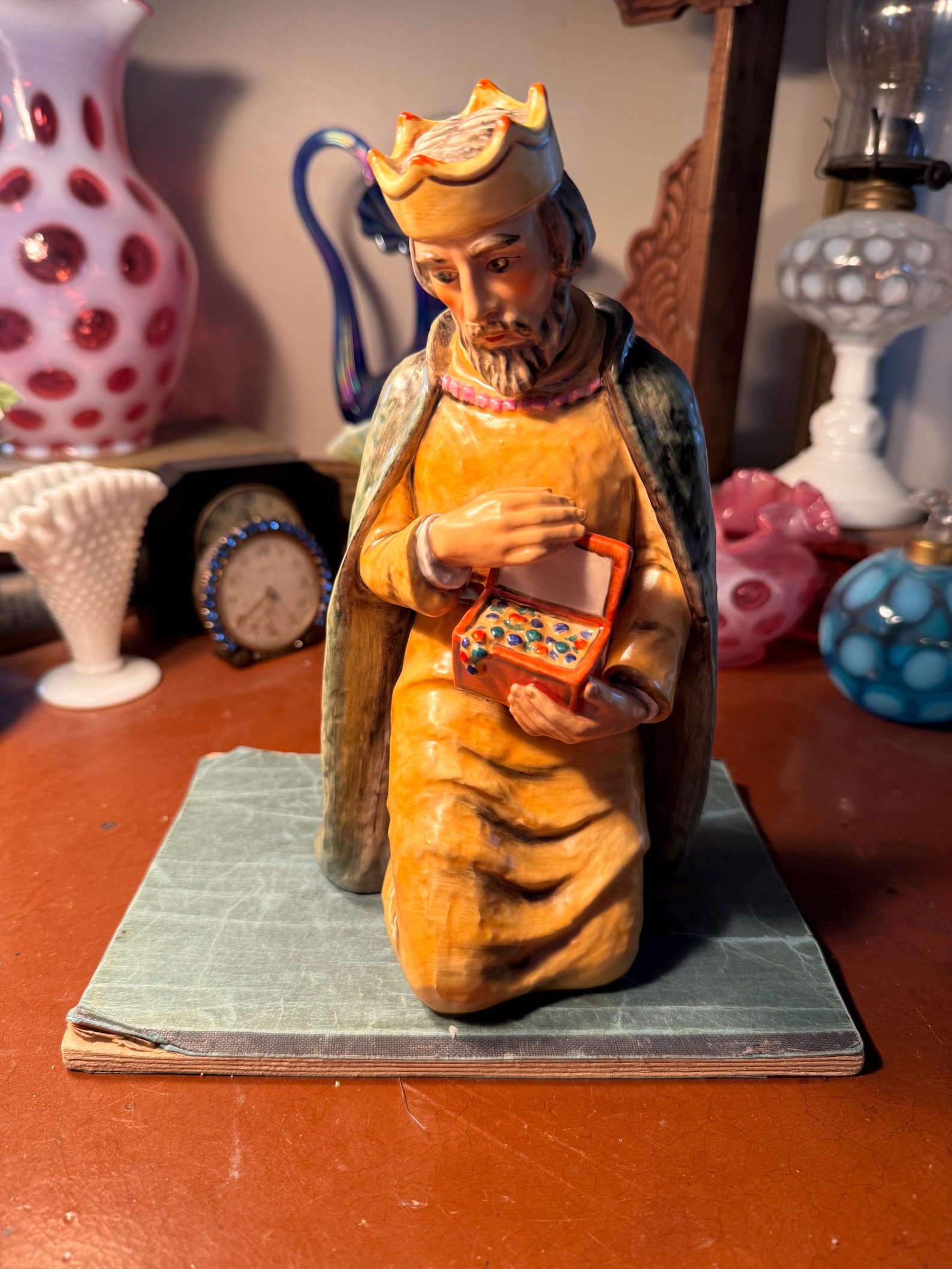 Hummel Goebel Jumbo Kneeling King Nativity Figurine TMK-6 260 P Christmas 9