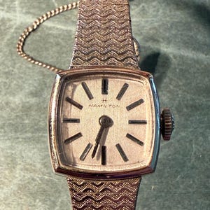 10k Gold Hamilton Womens Ladies Watch - Etsy display picture 3