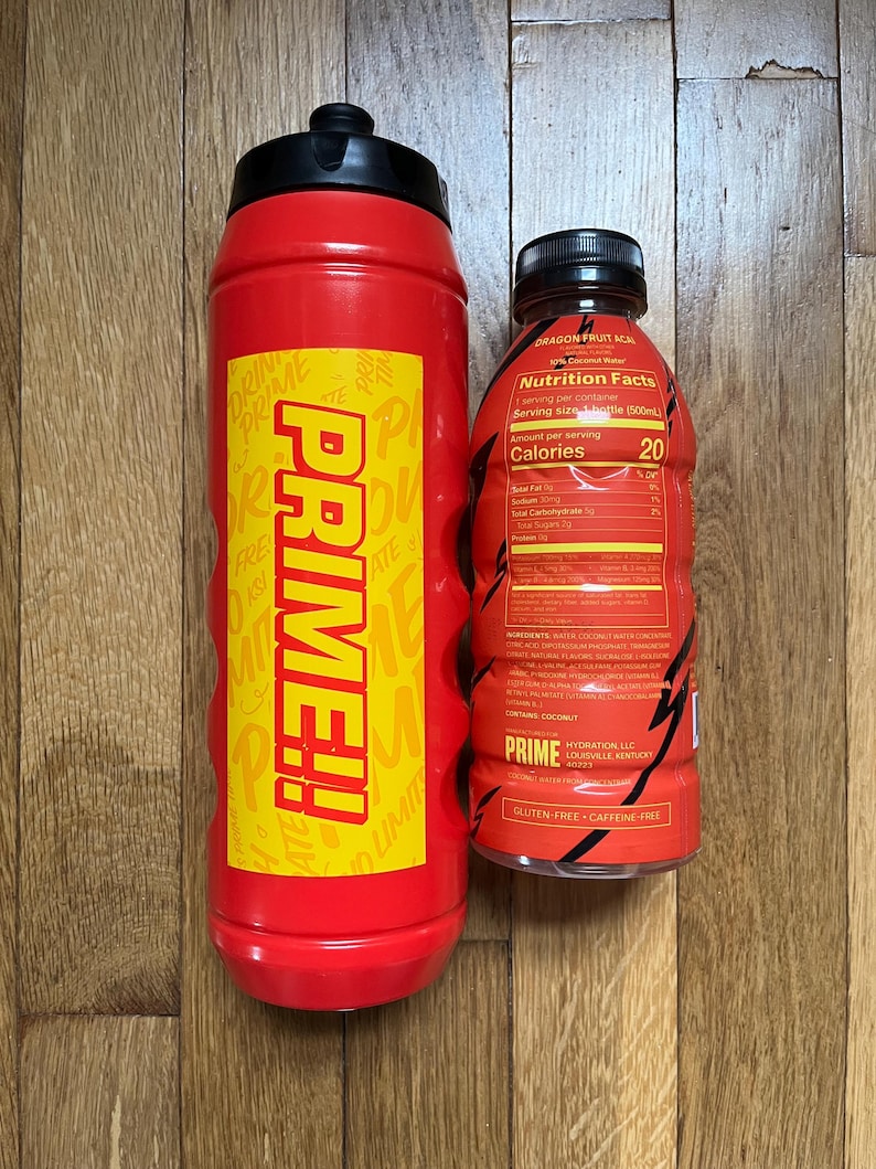 Red Prime Boottle NEW* ISHOWSPEED PRIME Hydration - Etsy