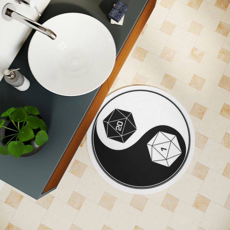QueensArtists Yin & Yang Bath Mat - Thumbnail 4