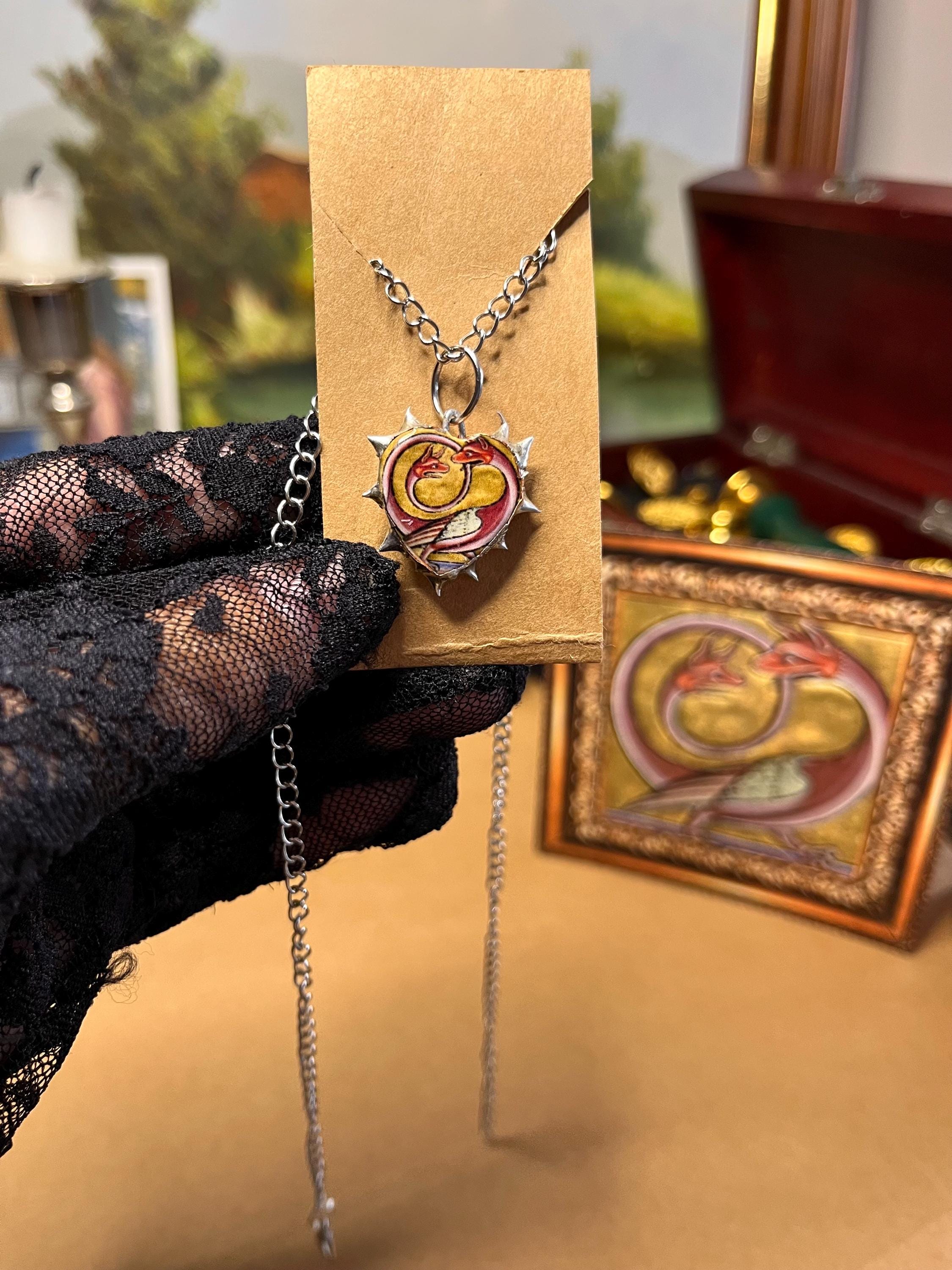 中世のペンダント - Etsy 日本 アンティーク ヴィンテージ 水晶