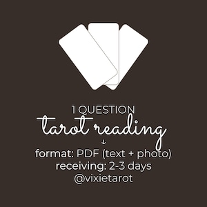 TAROT READING with QUESTIONS, 1 question tarot reading, detailed tarot reading, psychic tarot reading, intuitive reading, spiritual reading