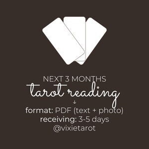 MONTHLY TAROT READING, next 3 months tarot reading, detailed tarot reading, psychic tarot reading, intuitive reading, spiritual reading