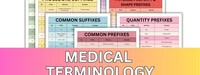 Medical Terminology Study Guide – Prefixes & Suffixes Flashcards – Nursing Cheat Sheet – Instant Digital Download