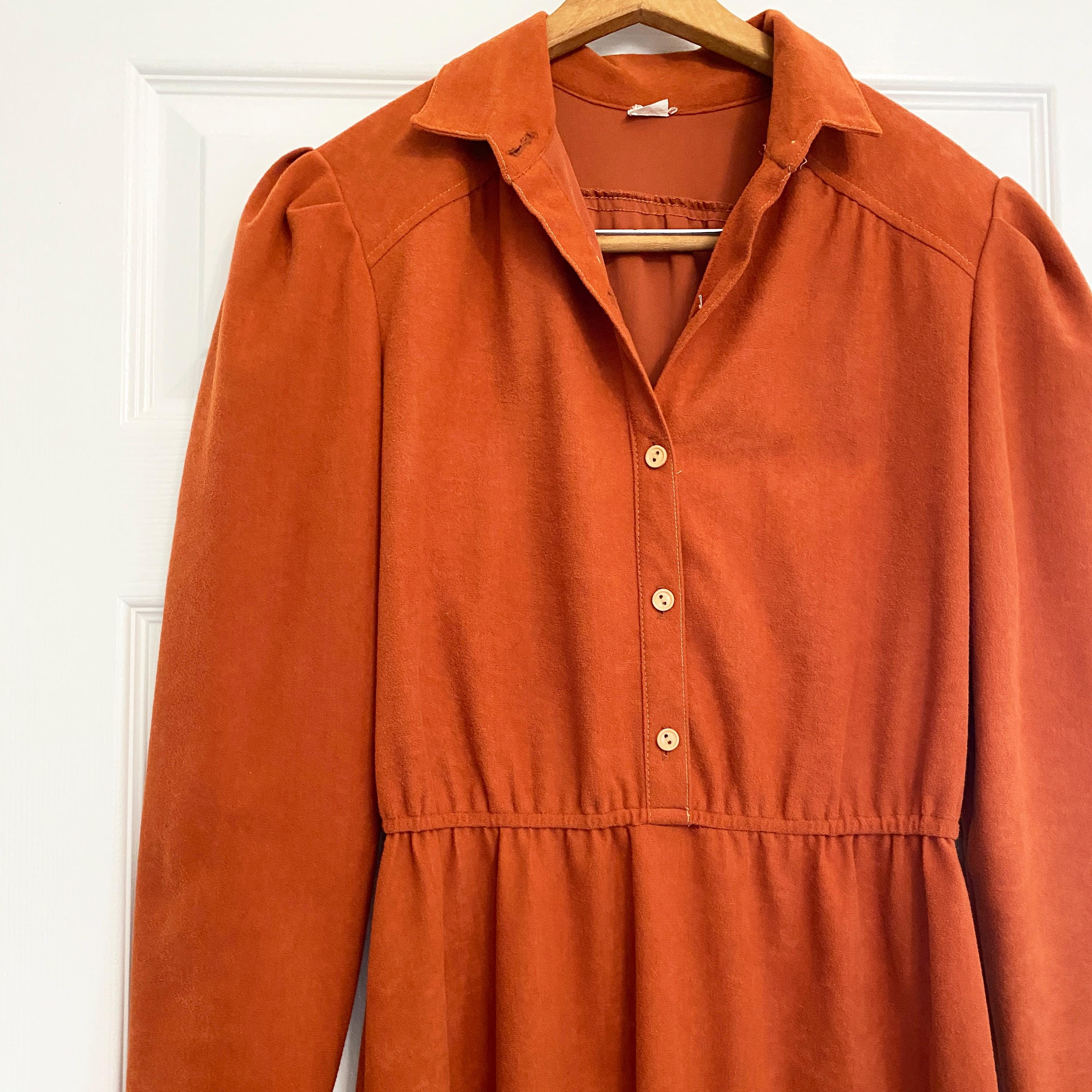burnt orange vintage dress STUNNING vintage burnt orange iridescent ball gown