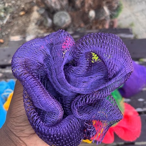 African Exfoliating Net Sponge: Long Sapo, Traditional Bathing Tool