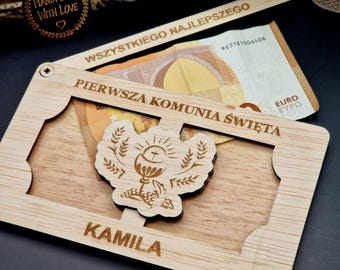 Sobre de dinero para Primera Comunión SVG