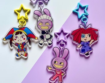 TADC Circus Keychains - Jax, Pomni, Ragatha