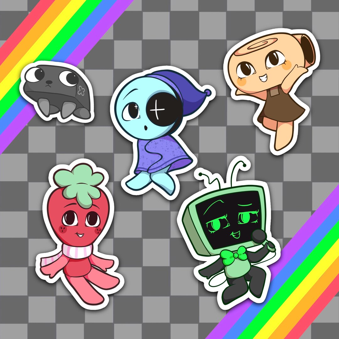 Dandy s World Main Character s Roblox Game Stickers Etsy Dandy s World Main Character s Roblox Game Stickers Etsy