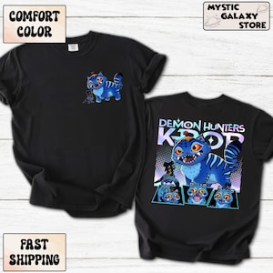Camiseta Comfort Colors® Demon Hunters Tiger, camiseta Hunters Tiger, camiseta Kpop Demon Hunters Tiger para fãs, camiseta Tiger Merch Kpop