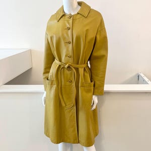 60s Belted Coat - Etsy