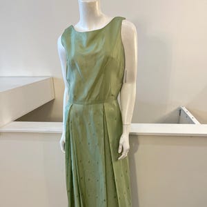 Sage Green Vintage Prom Dress - Etsy