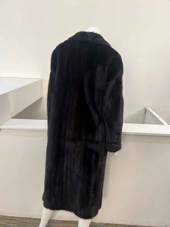 1970s Vintage Full Length Sable Mink Coat | Women… - image 6
