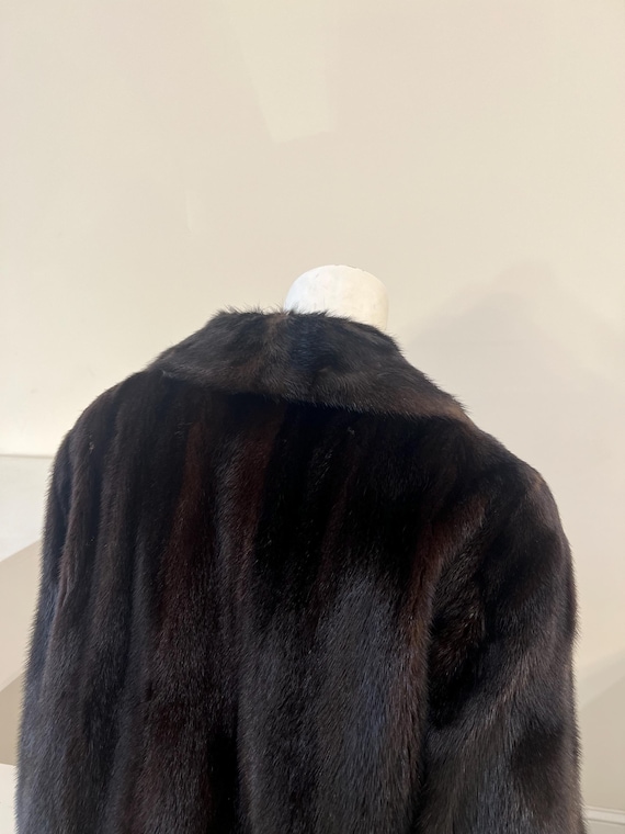 1970s Vintage Full Length Sable Mink Coat | Women… - image 7