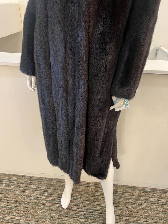 1970s Vintage Full Length Sable Mink Coat | Women… - image 13