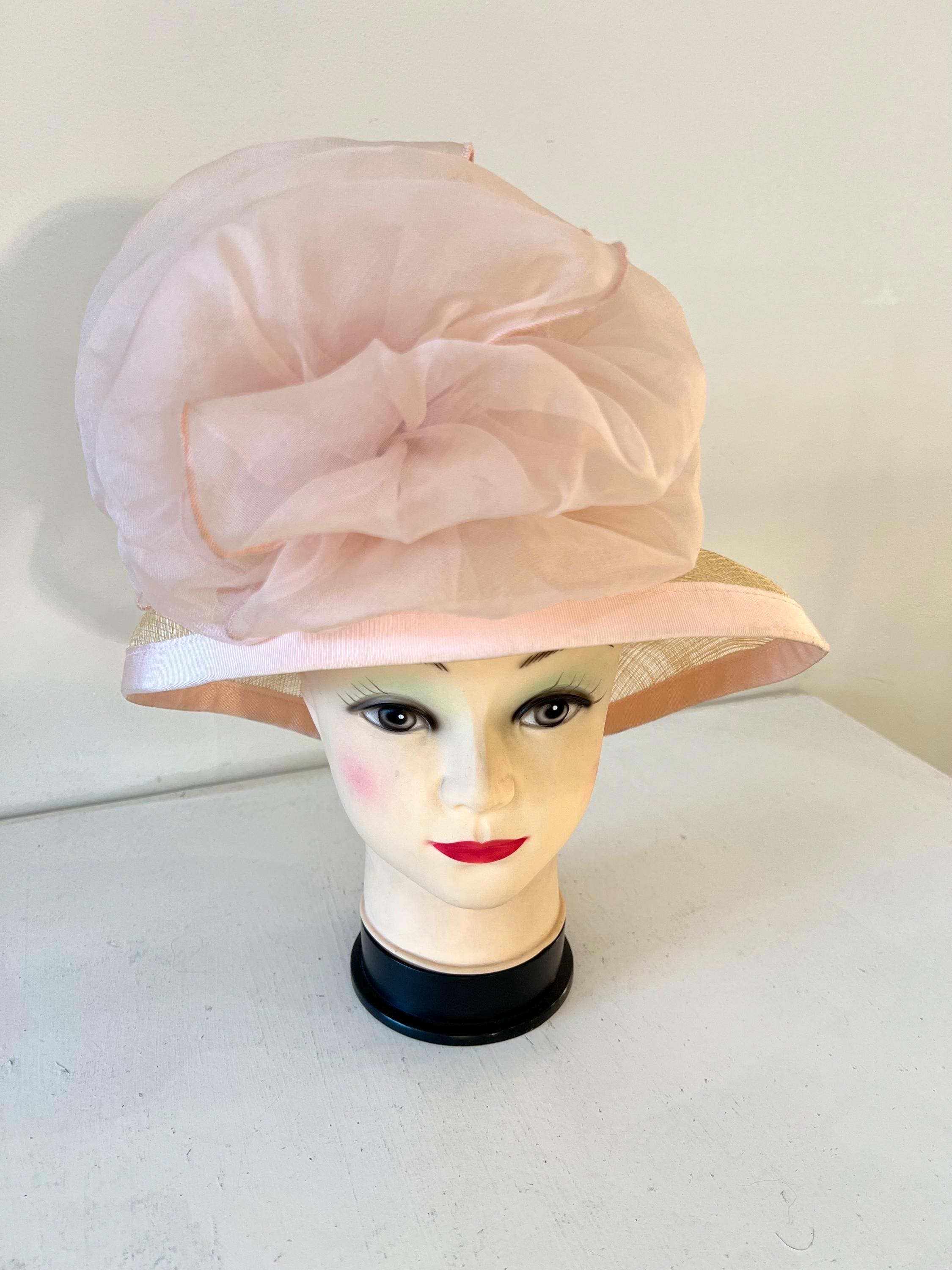 Vintage 80s avant-garde fascinator mesh crystal embellishment flower Hat 80s Fascinator - Etsy main image 3