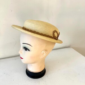 50s 1950s Boater Hat - Etsy display picture 2