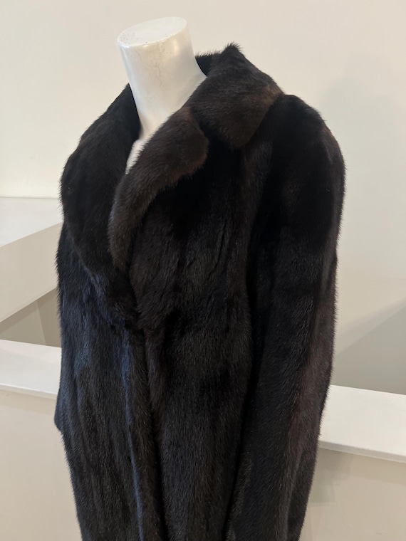 1970s Vintage Full Length Sable Mink Coat | Women… - image 4