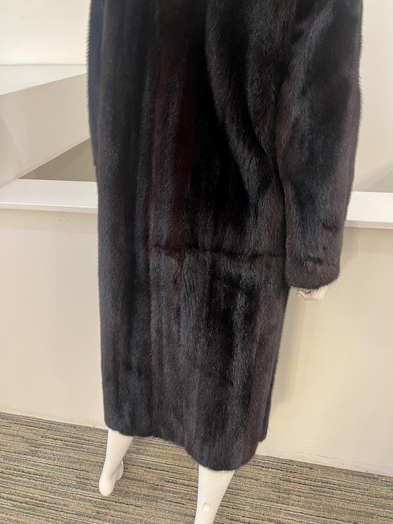 1970s Vintage Full Length Sable Mink Coat | Women… - image 9