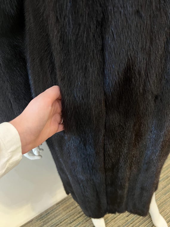 1970s Vintage Full Length Sable Mink Coat | Women… - image 5