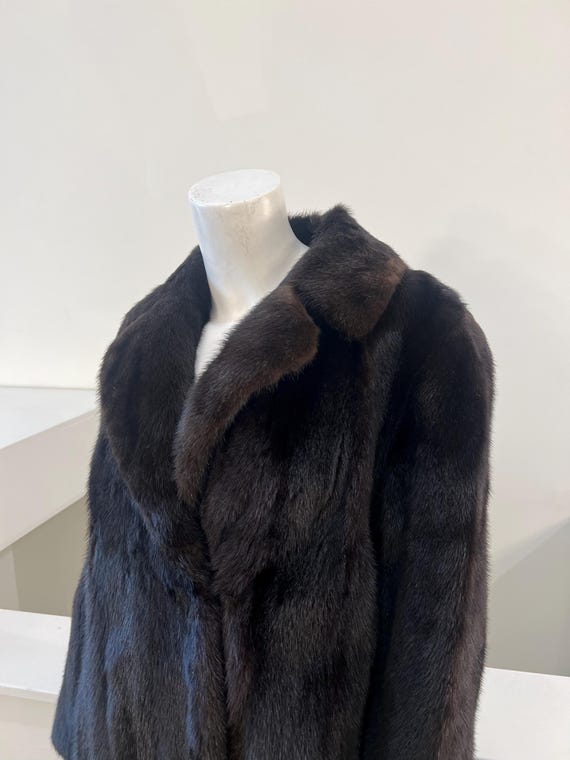 1970s Vintage Full Length Sable Mink Coat | Women… - image 2