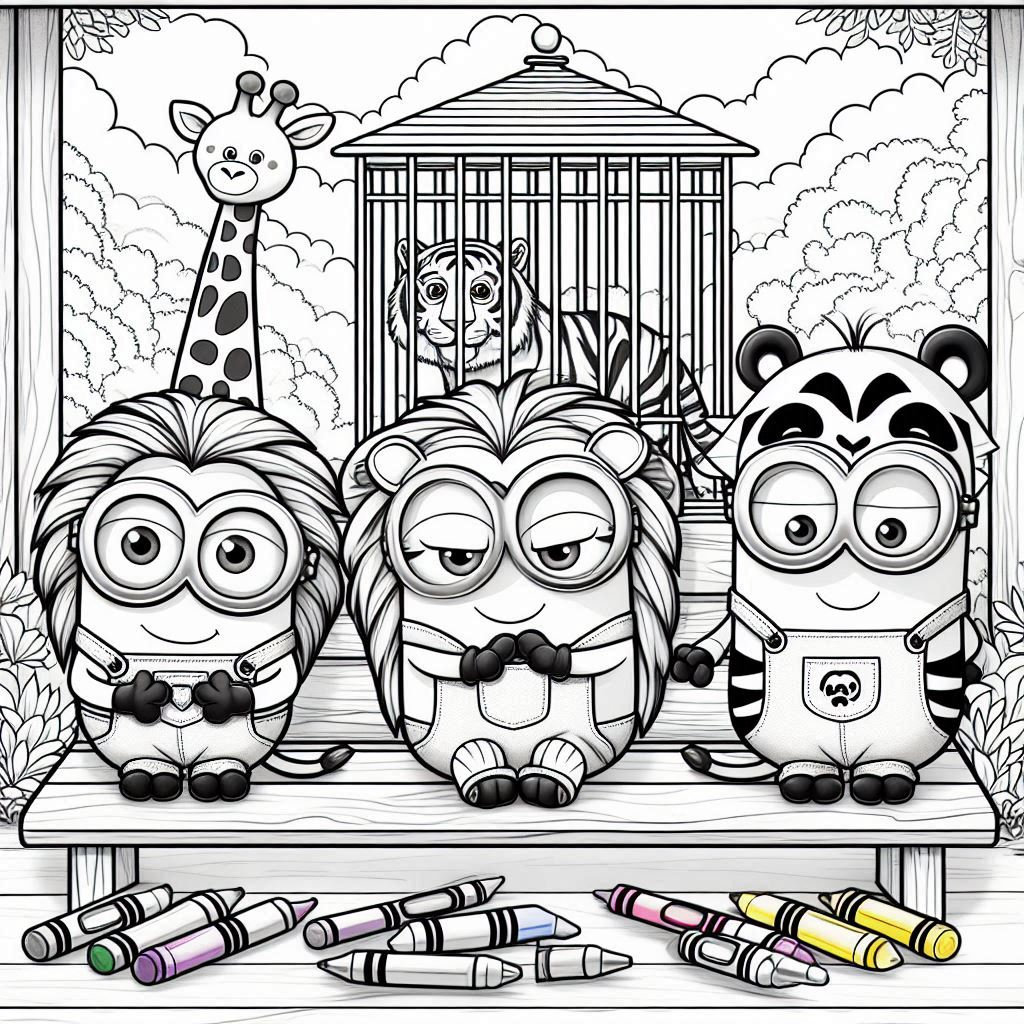 Minions Coloring Book | Minions | Kids Coloring Book | Fun Coloring ...
