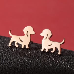 Adorable Dog Shaped Stud Earrings for Women, Playful Pet-Inspired Animal Design, Cute and Fun Jewelry, Perfect Gift for Dog Lovers