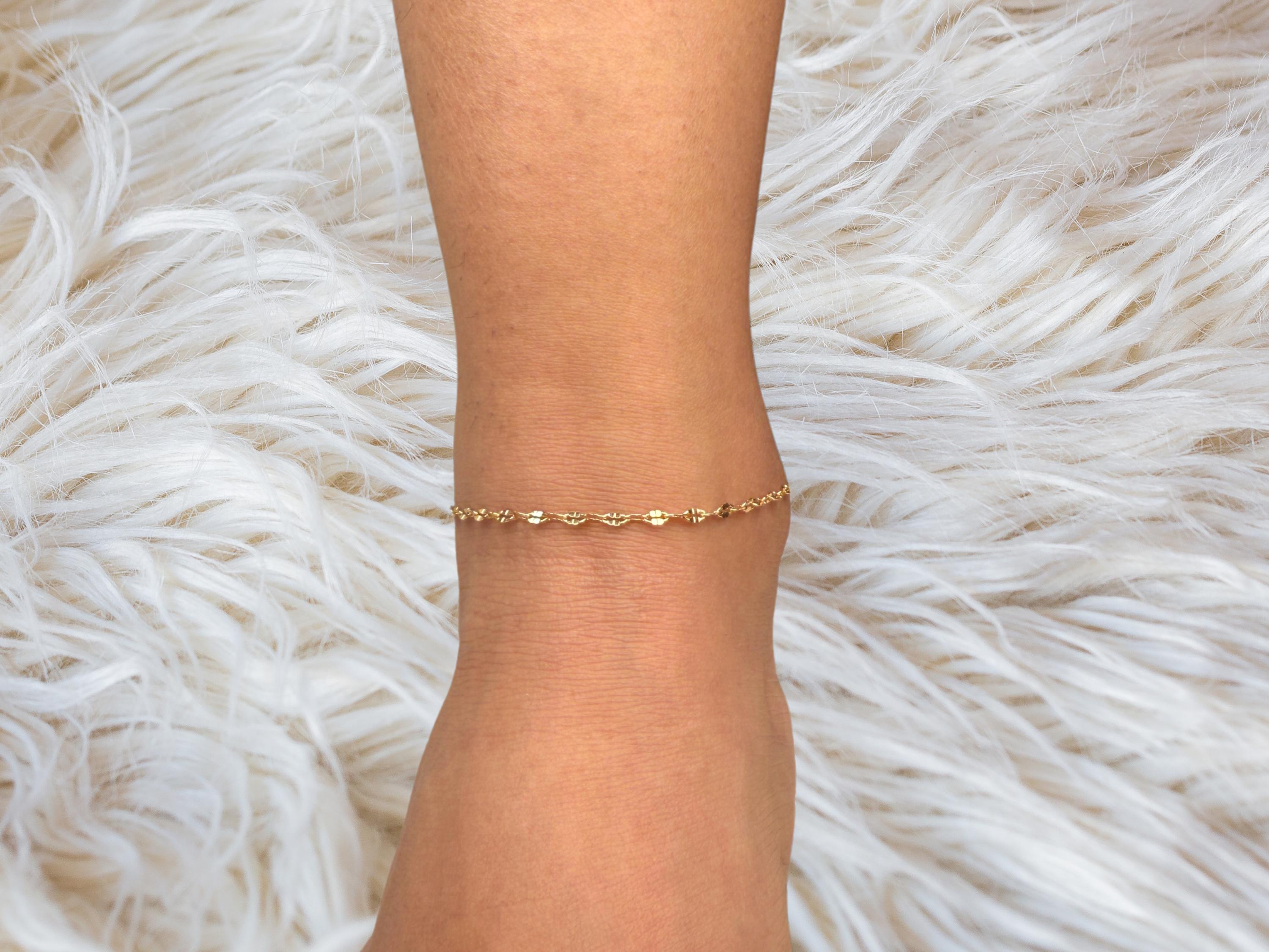 ゴールドツイストチェーン アンクレット 楽天市場】金属アレルギー対応 アンクレット サージカルステンレス