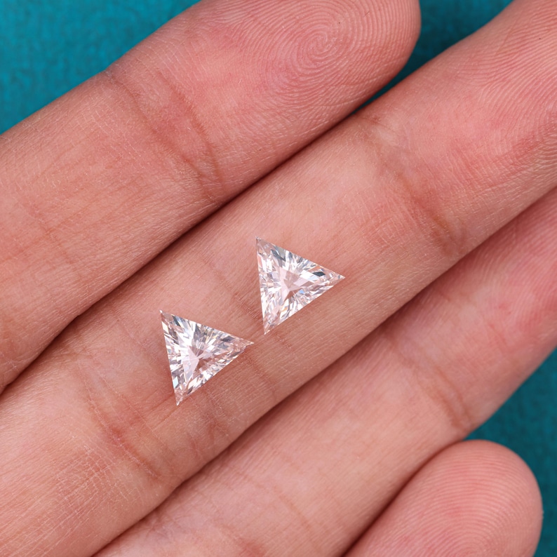 Triangle Lab Diamond 2.00 TCW | VVS1/2 Clarity E/F Color | Triangle Cut Lab Grown Diamond ...