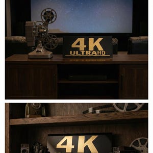 Dolby Atmos Theatre Sign: Clear & Black Plexiglass, 3D Design image 8
