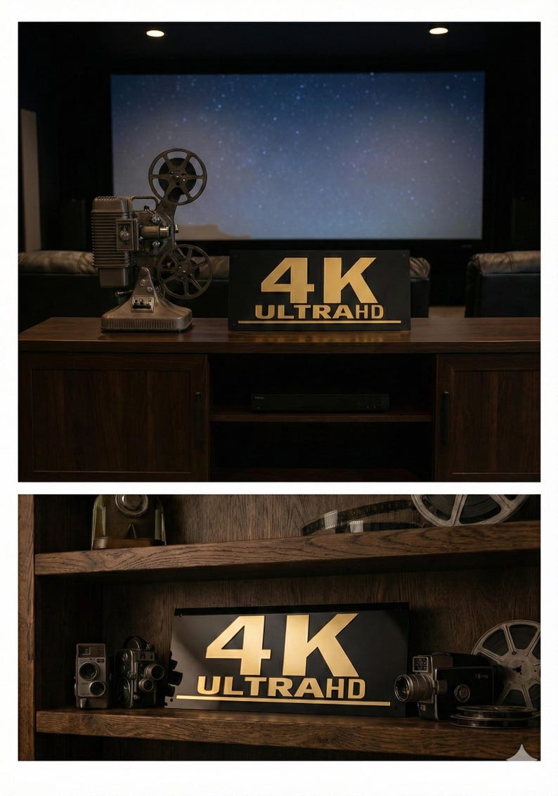 Dolby Atmos Theatre Sign: Clear & Black Plexiglass, 3D Design image 8
