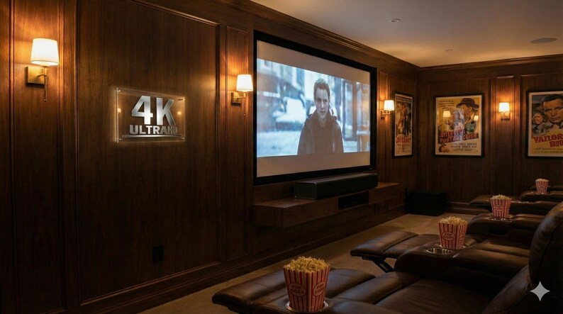 Dolby Atmos Theatre Sign: Clear & Black Plexiglass, 3D Design image 6