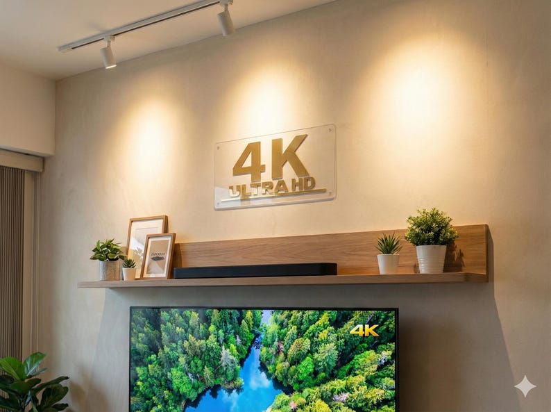 Dolby Atmos Theatre Sign: Clear & Black Plexiglass, 3D Design image 3