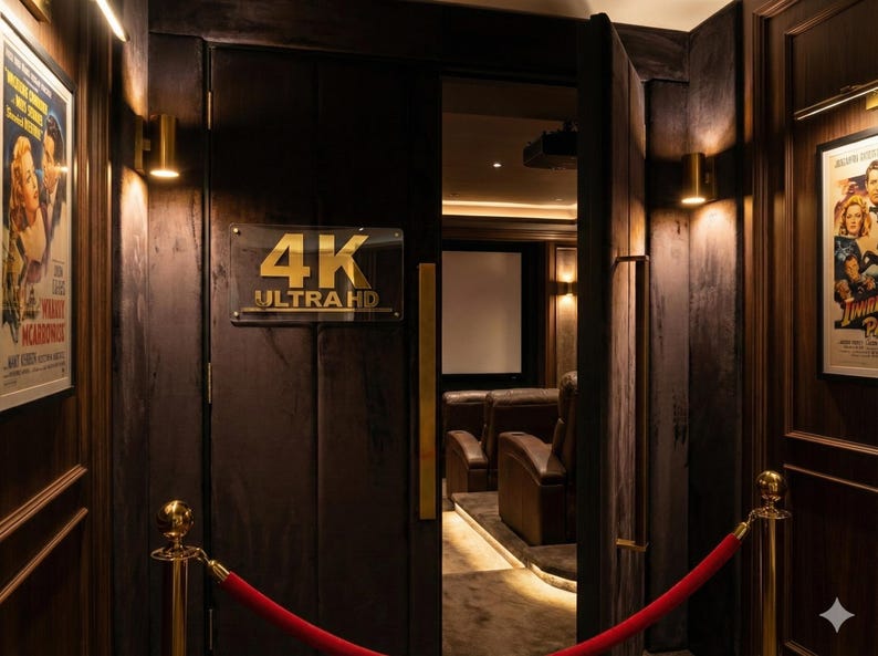 Dolby Atmos Theatre Sign: Clear & Black Plexiglass, 3D Design image 4