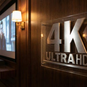 Dolby Atmos Theatre Sign: Clear & Black Plexiglass, 3D Design image 11