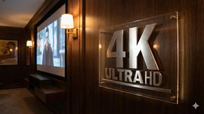 Dolby Atmos Theatre Sign: Clear & Black Plexiglass, 3D Design image 11