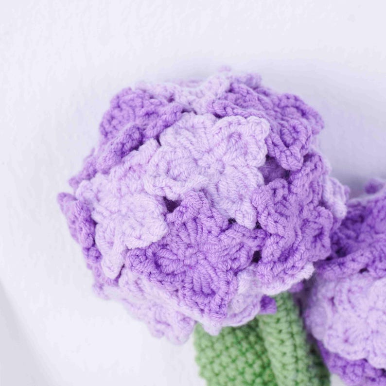 Hydrangeas Crochet Pattern, Flower Crochet Pattern, Crochet Home Decor ...