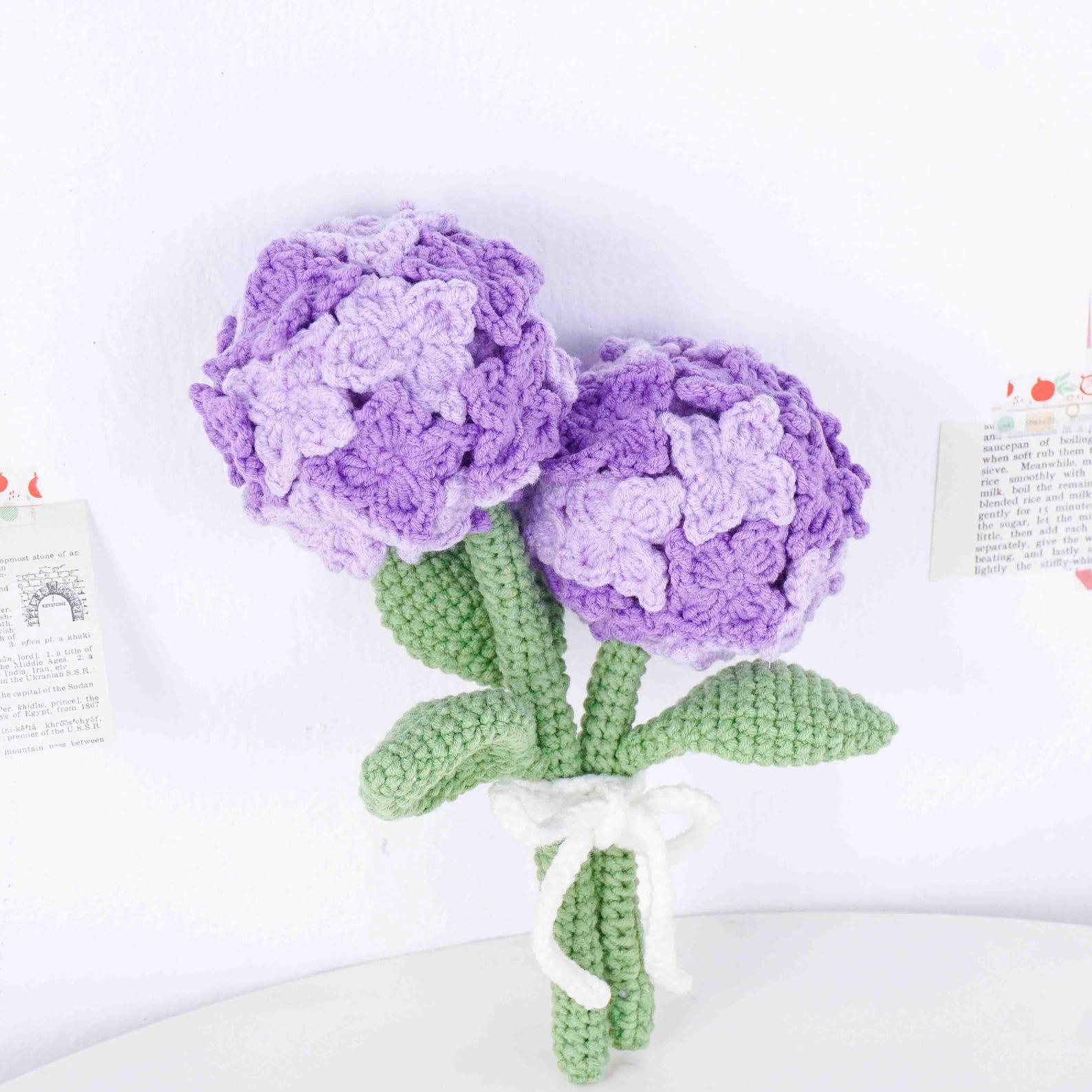 Hydrangeas Crochet Pattern, Flower Crochet Pattern, Crochet Home Decor ...