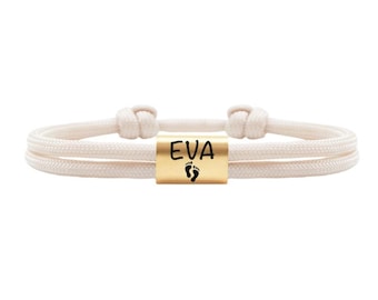 Baptism bracelet with name and fish・Communion・Birthday・Back to school・Confirmation・Children's bracelet・Sailing rope bracelet