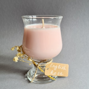 Exclusive handmade candle / Handmade vegan soy wax candle / Scented candle / Hand poured candle / Glass candle